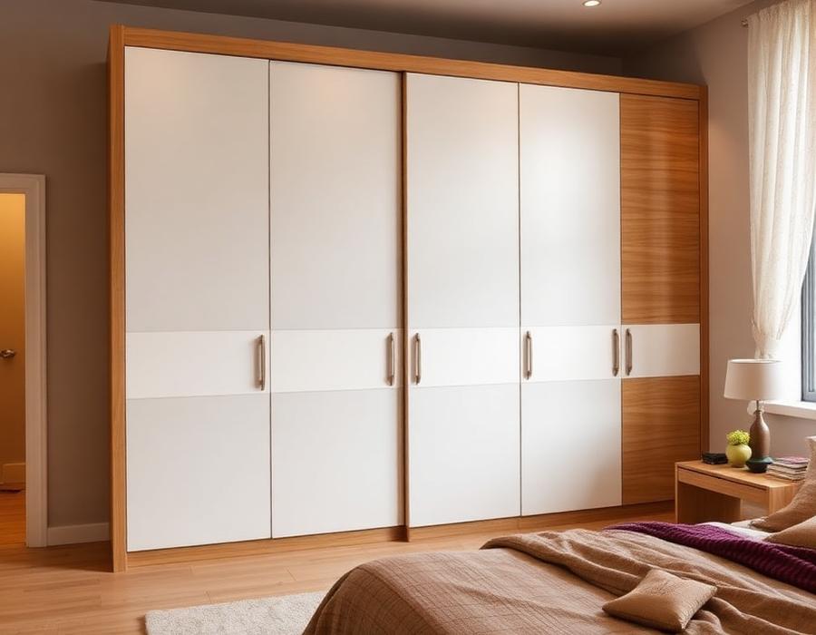 Móvel produzido: Guarda-roupa 4 portas de correr